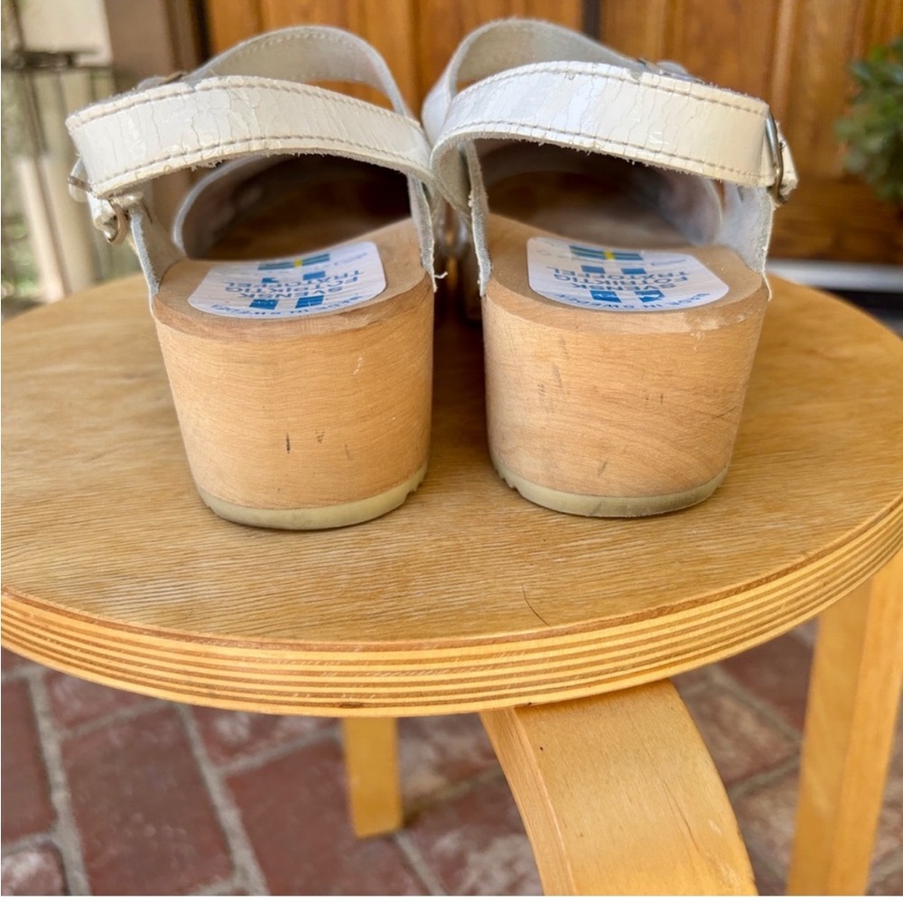 Wooden Swedish clogs - Picture 3 of 8
